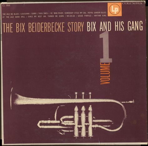 Bix Beiderbecke - Jazz Innovator c.1928 Bix Beiderbecke, Royal Garden, Blue Band, Vinyl