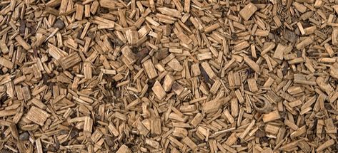 Wood chips can be used in making an informal patio but it will not be long-lasting. Wood Chip Patio, Outdoor Patios, Wood Chips, Patio Area, Patio Design, Dark Wood, How To Dry Basil, Outdoor Patio, Herbs