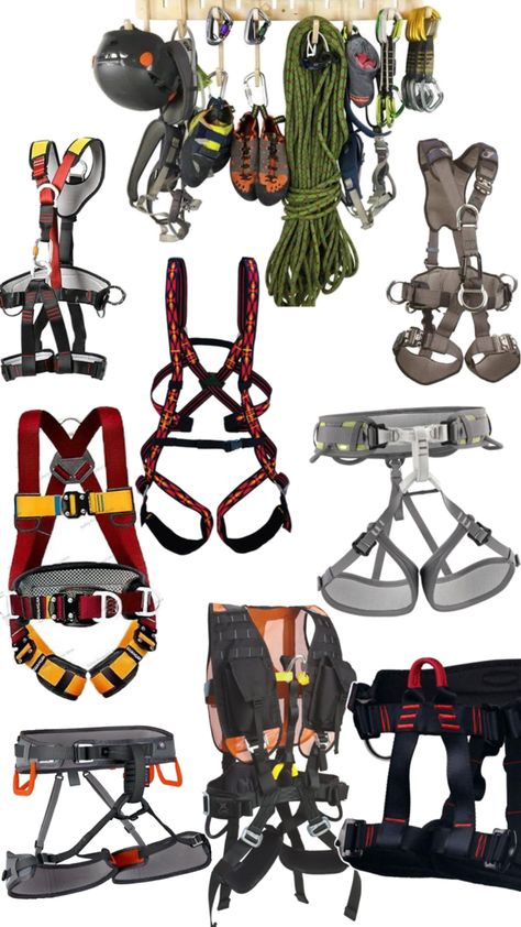 Rappelling Gear, Mountain Climbing Gear, Free Climbing, Climbing Harnesses, Rock Climbing Gear, Climbing Gear, Rock Climbers, Mountain Climbing, Parkour