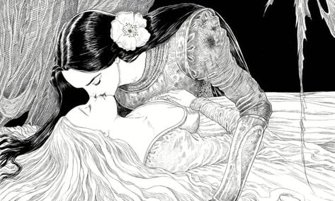 Chris Riddell, Vintage Lesbian, Lesbian Art, Fairy Tale Books, Female Knight, Lgbt Art, Queer Art, Arte Fantasy, Gay Art