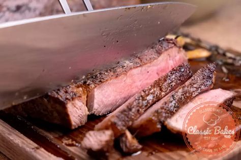 Pan Seared Ribeye with Garlic Butter Recipe | Classic Bakes Pan Seared Ribeye, Steak On Stove, Skillet Recipes Dinner, Cast Iron Skillet Recipes Dinner, Steak Temperature, Garlic Butter Recipe, Good Steak Recipes, Rib Eye Recipes, Cooking Ribeye Steak