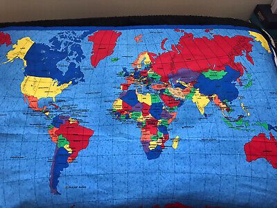 World map puzzle