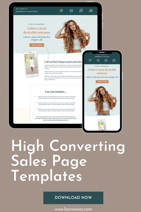 Sales Funnel Template, Online Course Design, Landing Page Inspiration, Landing Page Examples, Life Coach Quotes, Online Course Creation, Squarespace Design, Email Marketing Template, Portfolio Design Layout