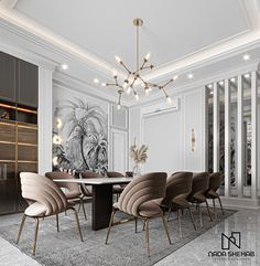 Neoclassical Interior Design, Dining Room Design Luxury, Dining Interior, Room Decoration Ideas, Classic Dining Room, Neoclassical Interior, Dinning Room Design, Dining Design, Dining Room Interiors