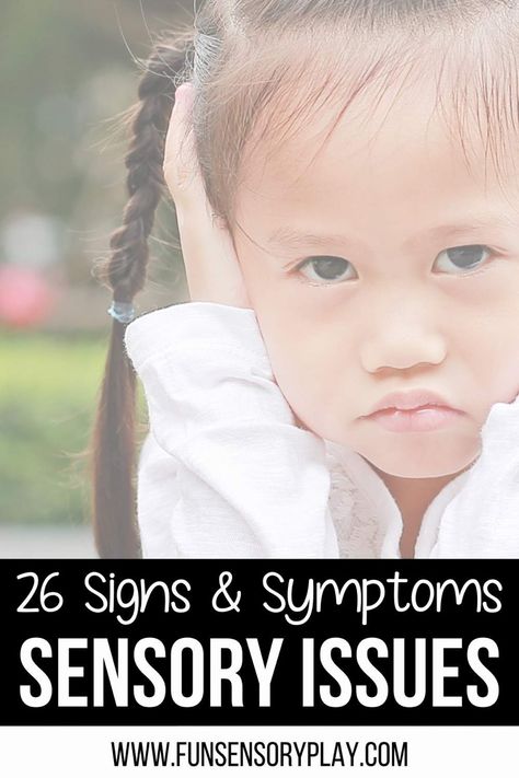 Signs of sensory issues Sensory Issues In Toddlers, Sensory Issues In Children, Sensory Seeking Behavior, Sensory Therapy, Sensory Art, Sensory Overload, Developmental Delays, Toddler Sensory, Sensory Ideas