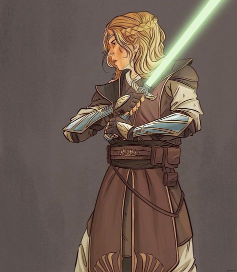 Jedi Outfit, High Republic, Jedi Cosplay, Jedi Art, Star Wars Light, Star Wars Design, Star Wars Characters Pictures, I Love Drawing, Star Wars Concept Art