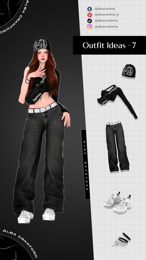 Outfit Ideas - Free download CC - TS4 lookbook - sims 4 clothing . the sims 4 cc The Sims 4 Cc Kpop Clothes Male, Sims4 Tomboy Cc, Sims 4 Cc Tied Shirt Around Waist, Sims 4 Cc Woman Pants, Sims 4 Name Brand Clothes, Sims 4 Cc Korean Male Clothes, Sims 4 Cc Clothes Female Outfits, Sims 4 Jungkook Cc, Straykids Sims 4 Cc