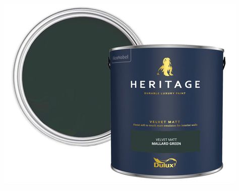 Dulux Heritage Colours, Immersive Room, Heritage Colours, Dulux Weathershield, Mallard Green, Luxury Paints, Dulux Heritage, Mold Growth, The Senses