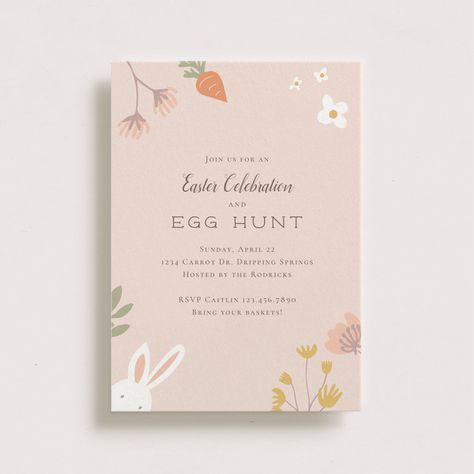 Easter Gender Reveal Invitations, Bunny Birthday Party Invitations, Easter Party Invitations, Bunny Party Invitations, Easter Egg Hunt Invitations, Easter Party Invite, Easter Invitations, Dripping Springs, Holiday Party Invitations