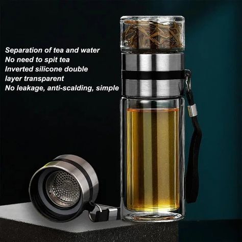 Shop Divine Savy on https://monlane.com MONLANE for our Mug Infuser Water Separation Tea Bottle. https://monlane.com/products/glass-tea-infuser-bottle-leak-proof-tea-cup-double-wall-tea-bottle-travel-mug-infuser-water-bottle-water-separation-tea-bottle At Divine Savy our mission is to provide you with quality products that will enhance your travel experience while keeping your health in-tack. Save up to $20 off sitewide on MONLANE Subscribe to Divine Savy and get 15% off at https://monla... Tea Infuser Bottle, Collapsible Water Bottle, Infused Water Bottle, Double Wall Glass, Glass Water Bottle, Infused Water, Brewing Tea, Tea Infuser, Water Dispenser