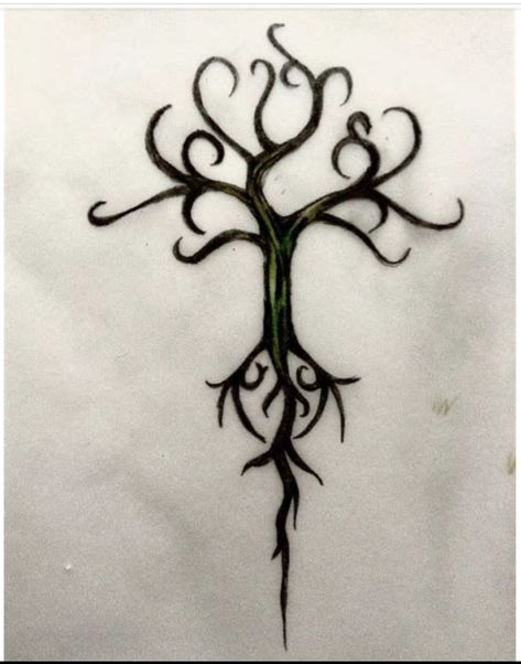 Alder Tree Tattoo, Yggdrasil Tattoo, Simple Symbols, Symbols Tattoo, Alder Tree, Full Sleeve Tattoo Design, Forearm Sleeve Tattoos, Nordic Tattoo, Tree Of Life Tattoo