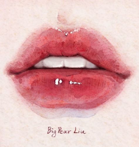 Lip Painting, Lips Sketch, Best Watercolor Brushes, Best Hair Brush, Best Procreate Brushes, Lips Drawing, Best Brushes, Face Sketch, Free Brush