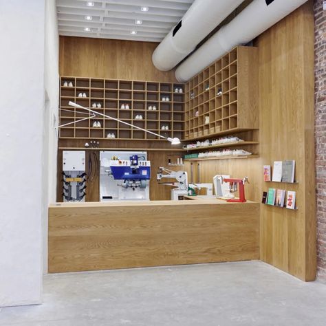 Veja's new sneaker repair store will fix your old shoes - Fast Company Sneaker Cleaning, Shoes Cleaning, Spa Store, Shoe Repair Shop, Fast Fashion Brands, Leather Repair, Fast Company, Old Shoes, Shoe Repair