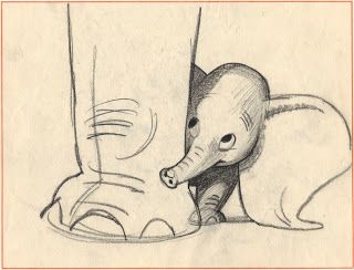 Deja View: Bill Peet's Dumbo Fan Art Disney, Disney Fanart, Disney Concept Art, Disney Sketches, Architectural Drawing, Art Disney, Arte Sketchbook, Fan Art Drawing, An Elephant