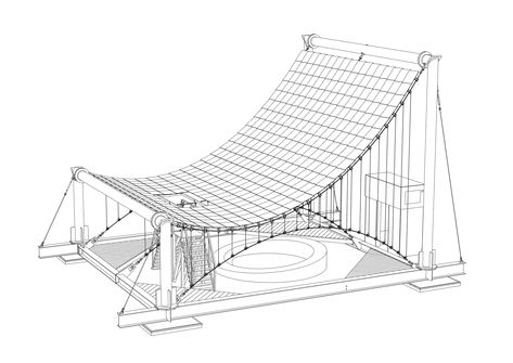 The central theme of Dutch Design Week this year is Get Set and indicates a shift in mindset: We're bracing ourselves, it's time to take action, and we have to do it together. The Solar Pavilion’s main argument is to transition from solar technology to solar design. Marjan van Aubel: Solar energy needs a new, more personal perspective that is part of our culture. This pavilion demonstrates that solar energy can be experienced and used in a new way. The pavilion is a sensory experience and, durin Solar Panel Pavilion, Solar Pavilion, Solar Panel Roof Design, Architecture Design Presentation, Solar Panels Roof, Pavilion Architecture, Solar Design, Relaxing Space, Rest House