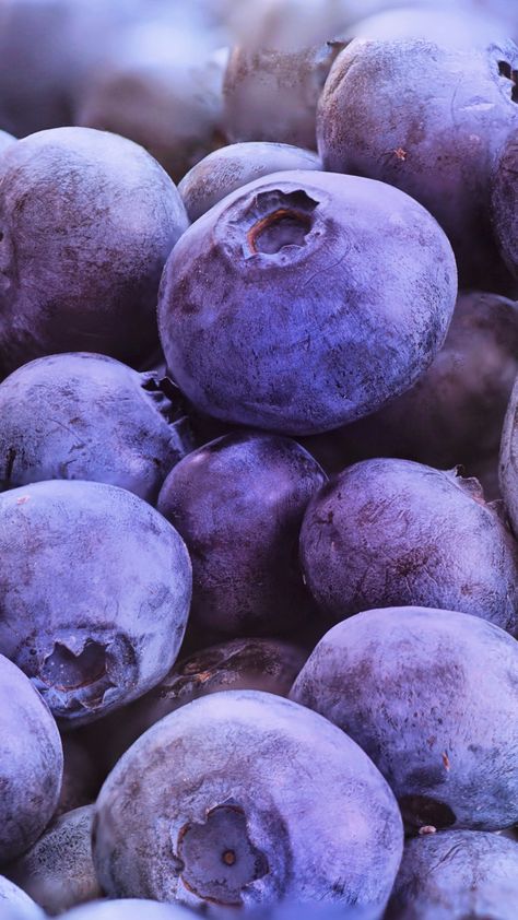 Fresh, blueberries, fruits, close up, 720x1280 wallpaper Fruit Close Up, Foto Macro, Purple Fruit, Purple Food, Purple Vibe, Lavender Aesthetic, Fruit Wallpaper, Fruit Photography, Food Wallpaper