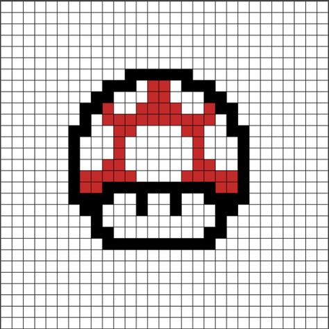 ▷ Plantilla Hama Beads de Super Mario | 【Pixel Real 】 Peach Pixel Art, Pixel Art Mario Bros, Mushroom Pixel Art, Pixlr Art, Mushroom Pixel, Pixel Art Animals, Pencil Sketches Easy, Modele Pixel Art, Pixel Heart