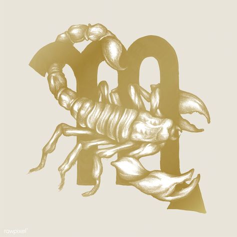 Scorpio Illustration, Aries Illustration, Moon Horoscope, About Scorpio, Mystic Symbols, Horoscope Art, Aries Ram, Alchemic Symbols, Astrological Symbols