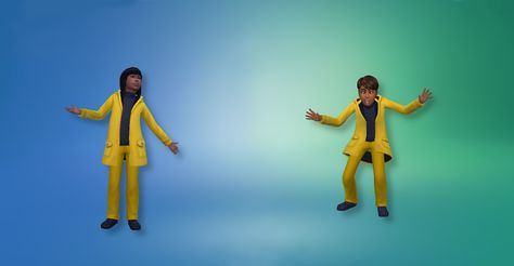 Mod The Sims - Yellow oilskin raincoat Cute Raincoats, Mod Hair, Cc Mods, Sims 5, Everyday Jacket, Sims 4 Game Mods, Cute Coats, Yellow Raincoat, Best Sims