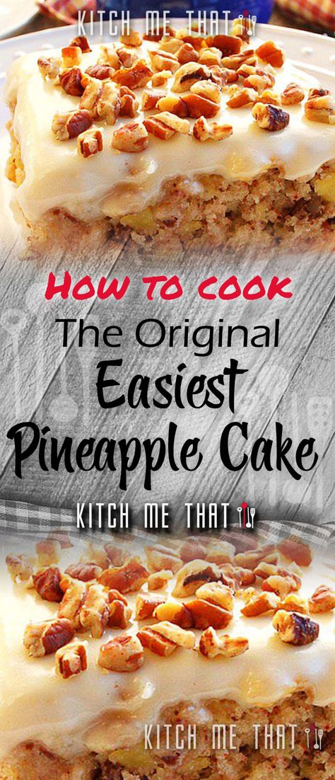 Tpineapple,cake, Easiest Pineapple Cake Recipe, Easy Pineapple Cake, Pineapple Cake Recipe, Easy Cakes, Must Have Kitchen Gadgets, Cakes Recipes, Bowl Recipes, Best Cake Recipes, Delicious Cake Recipes