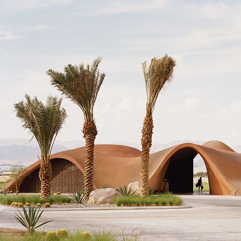 Rory Gardiner, Clubhouse Design, Golf Clubhouse, Golf Academy, Pavilion Architecture, Parametric Architecture, Organic Architecture, Organic Design, Desert Landscaping