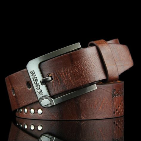 Luxury Belts For Men, Mens Belts Casual, Belts For Men, Cowboy Belt, Luxury Belts, Designer Belts, Casual Belt, Estilo Punk, Leather Belts Men