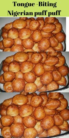 Puff Puff Nigerian, Nigeria Puff Puff Recipe, Igbo Recipes, Easy Nigerian Food Recipes, How To Make Puff Puff, Nigerian Bread Recipe, Nigerian Desserts, Nigerian Bread, Nigerian Puff Puff