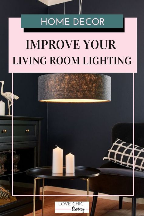 Bring new light into your life by improving your living room lighting and fixtures. Light can make your whole room look different, these living room lighting ideas will help you transform your room with one simple change. Be inspired to try something new with these living room lighting ideas and our favourite living room lamps #lovechicliving Dark Living Room, Living Room Lighting Ideas, Room Lighting Ideas, Living Room Lamps, Contemporary Home Interior, Staging Furniture, Room Lamps, Dark Living Rooms, Virtual Staging