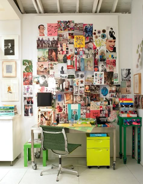 Workspace Desk, Studio Spaces, Art Studio Organization, Studio Organization, Creative Workspace, Workspace Inspiration, Creative Spaces, Office Workspace, Style Deco