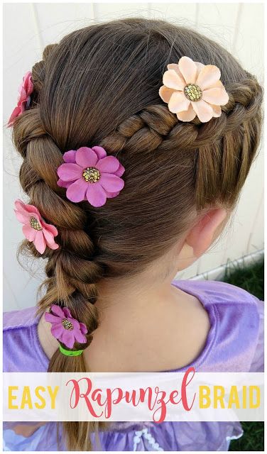 Pretty Haircut, Rapunzel Birthday Cake, Rapunzel Braid, 4de Verjaardag, Tangled Birthday Party, Rapunzel Birthday Party, Rapunzel Costume, Tangled Birthday, Princess Theme Birthday