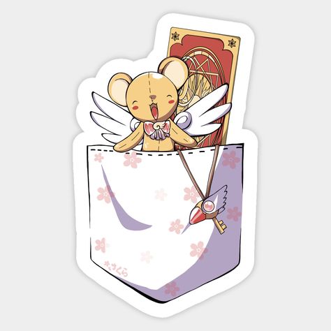 Sakura Card Captor, Mini Stickers, Arte Sailor Moon, Anime Cover Photo, Clear Card, Sakura Card, Card Captor, Travel Stickers, School Themes