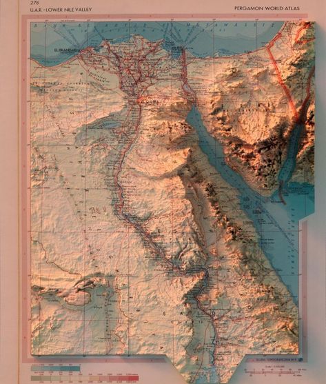 Ancient Egypt Map, Map Of Egypt, Topography Map, Egypt Map, Historical Maps, Ancient Egypt, Geography, Egypt, Hobbies