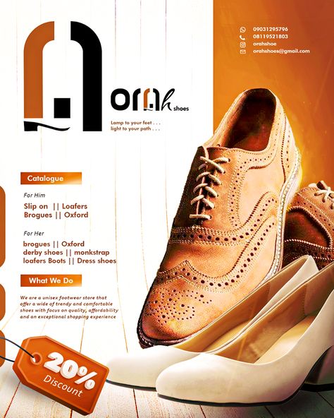 Footwear Flyer Design, Footwear Ads, Graphical Poster, Flier Designs, Content Development, Shoe Business, Shoe Poster, Graphic Design Quotes, Corporate Brochure Design