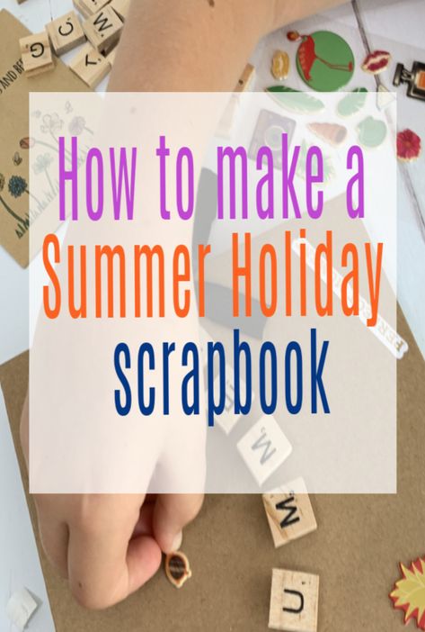 How To Do Scrapbook, Summer Holiday Scrapbook Ideas, Diy Projects For Adults, Emotionally Healthy, Holiday Homework, Easy Homemade Gifts, Holiday Scrapbook, Baby On A Budget, Summer Scrapbook