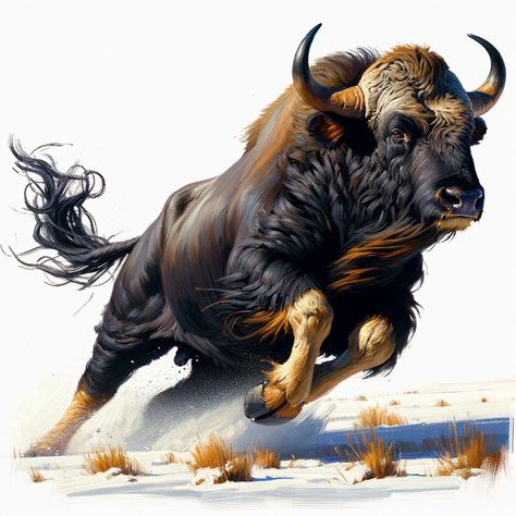 Venomous Animals, Wild Bull, Animal Photography Wildlife, Buffalo Art, Eagle Painting, Bull Art, Bull Tattoos, Eagle Pictures, Wall Sculpture Art