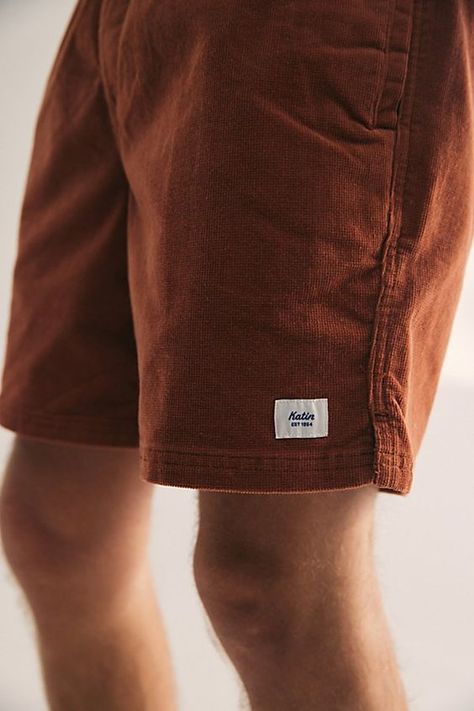 Katin Cord Local shorts. Katin's essential Local shorts in soft and breathable cotton corduroy. Easy straight fit shorts with a pull-on elastic waist with drawstring and faux fly detail. Clean finish look with interior binding and welt pockets at the side and back. Features Katin Cord Local shorts Essential Katin shorts in lightweight corduroy Elastic waist with drawstring and faux fly Side and back pockets Content + Care 98% Cotton, 2% spandex Machine wash Imported Size + Fit Model in Brown is Money Men, Bungee Cord, Stylish Mens Outfits, Stylish Men, Welt Pockets, Welt Pocket, Workout Shorts, Fitness Models, Urban Outfitters