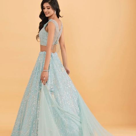 "Dive into a Sea of Blue Elegance! 💙 Our breathtaking blue lehenga collection is here to make waves in your wardrobe! Whether it's a dreamy destination wedding or a glamorous gala, these mesmerizing hues will steal the show. From serene sky blues to deep navy tones, find your perfect shade of elegance. Embrace the allure of blue and let your style shimmer like the ocean waves . . . Outfit By: @bhasin.brothers.lucknow Shop Now: www.mohifashion.com . . . . . . . #lehnga #indianwedding #haldice... Blue Lehenga, Lehenga Collection, Make Waves, A Sea, Ocean Waves, Indian Wear, Western Fashion, The Ocean, Indian Wedding