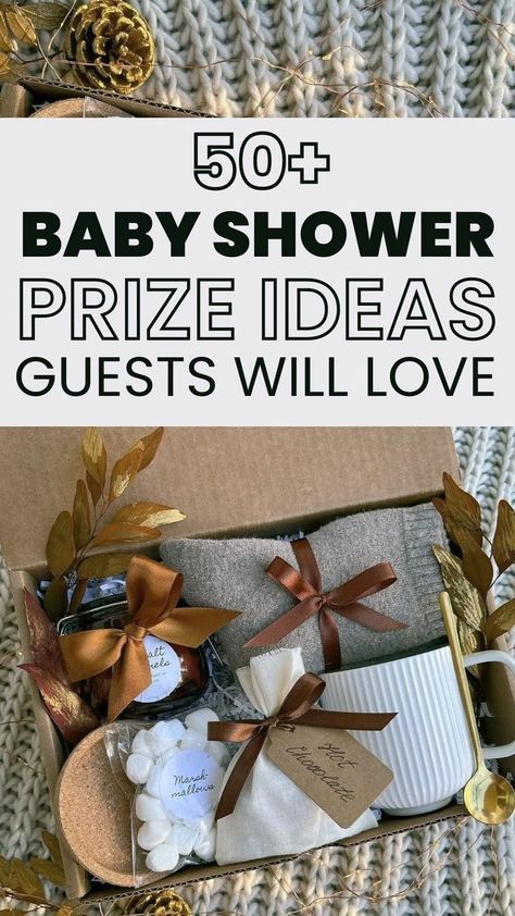 Make your baby shower memorable with prizes that are as thoughtful as they are fun. Discover easy-to-assemble gift ideas, including creative baskets filled with goodies and gift cards for a wide range of interests. Perfect for winners of baby shower games or the lucky draw of a diaper raffle, these prizes are designed to show appreciation to your guests in the most delightful way. Dive into these ideas to find inspiration for prizes that everyone will be excited to win. Baby Shower Gift Basket For Guests, Gifts For Winners Game Prizes, Baby Shower Gift Prizes For Games, Baby Shower Game Winner Gifts, Gift Baskets For Baby Shower Prizes, Shower Raffle Basket Ideas, Baby Shower Raffle Basket, Gender Neutral Prizes For Adults, Game Gifts For Baby Shower Prize Ideas