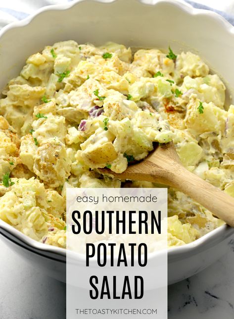 Southern Potato Salad Recipe, Summer Cookout Side Dishes, Instant Pot Potato Salad, Southern Potato Salad, Cookout Side Dishes, Potato Salad Recipe, Cold Salad, Potatoe Salad Recipe, Hard Boiled