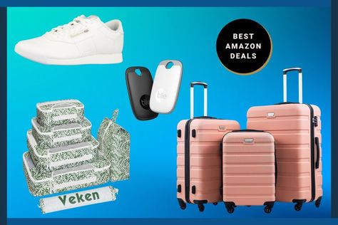 Amazon’s Biggest Sale Since Prime Day Is Here — Shop the 96 Best Deals on Travel Essentials Samsonite Luggage, Universal Travel Adapter, Lost Luggage, Amazon Prime Day Deals, Travel Necessities, Everyday Backpack, Rfid Blocking Wallet, Flight Attendants, Amazon Buy