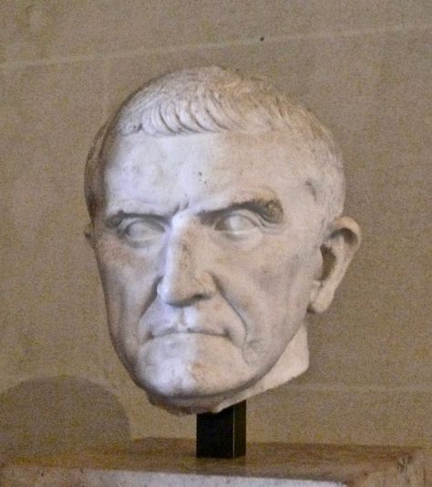 Marcus Licinius Crassus, Rome, Louvre, Male Sketch, Sculpture, Band, Art