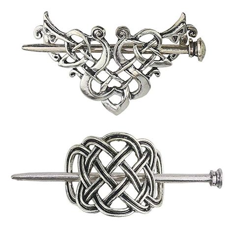 Sterling Silver Hair Pins, Celtic Hair Pin, Celtic Knot Hair, Hair Sticks Metal, Metal Hair Stick, Ornate Hair Pin, Autumn Hair Accessories, Celtic Hair, Free People Accessories