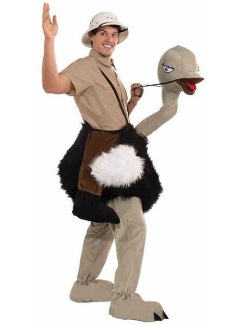 Forum Novelties Mens Riding An Ostrich Plush Mascot Costume Multi Colored One Size >>> Details could be discovered by clicking on the picture. (This is an affiliate link). #halloweencostumesformen Ostrich Costume, Funny Halloween Masks, Most Beautiful Animals, Funny Costumes, Mens Halloween Costumes, Adult Halloween Costumes, Big Bird, Funny Halloween Costumes, Costume Shop