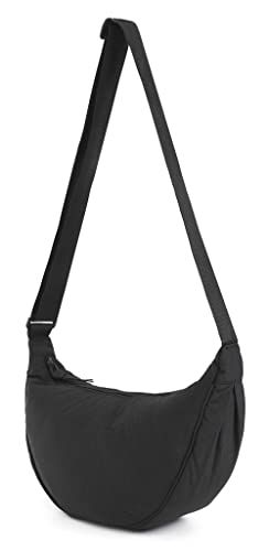 Crossbody Bag Hobo Sling Crescent Bag Women Men Trendy Small Shoulder Bag Purse Dumpling Bag Casual Handbag Adjustable Strap School Purse, Cooking Vegan, Crescent Bag, Dumpling Bag, Hobo Handbags, Small Shoulder Bag, Everyday Bag, Famous Brands, Bag Women