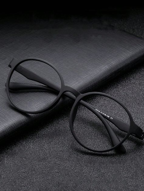 Collar  TR   Embellished   Men Accessories Stylish Glasses For Men, Eye Protection Glasses, Womens Prescription Glasses, Classy Glasses, Mens Glasses Fashion, Womens Glasses Frames, Reading Glasses Men, Eyeglass Frames For Men, Mens Glasses Frames