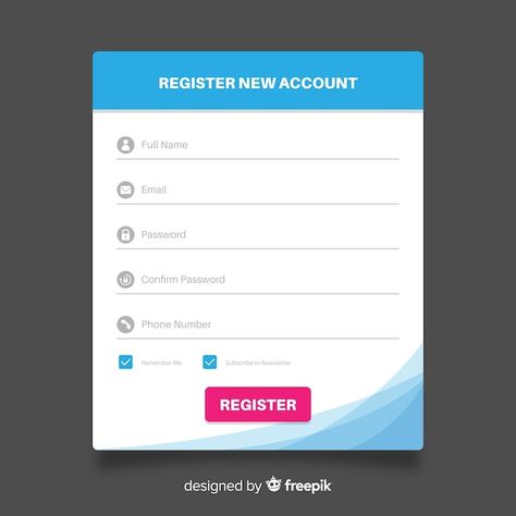 Registration Form, Vector Online, Form Template, Free Svg Files, Svg Free Files, Flat Design, Free Svg, Beautiful Quotes, Svg Cuts