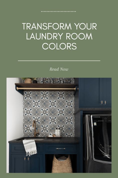 Looking to refresh your laundry room instantly? Check out these stunning paint color ideas! We've gathered some of the best laundry room color ideas that'll revitalize your space. From airy pastel tones to bold shades, there's a perfect hue for everyone. Whether you want to create a cozy ambiance or a fresh and modern vibe, these inspiring paint ideas will definitely spark your creativity. Dive into the world of colors and make your laundry room a place you'll love spending time in! Laundry Room Wall Color Ideas, Laundry Room Colors Scheme, Laundry Room Color Ideas, Laundry Room Paint Colors, Laundry Room Color, Room Color Ideas, Laundry Room Paint Color, Laundry Room Paint, Laundry Room Colors