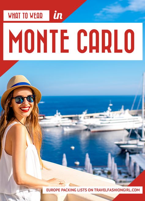 Headed to Monte Carlo in Monaco? Take a look at these clothes and accessories for the glamorous French Riviera style! Find out what to wear in Monte Carlo! http://www.travelfashiongirl.com/what-to-wear-in-monte-carlo/ via @travlfashngirl #packing #list #travel Monte Carlo Style Outfits, Monte Carlo Fashion, What To Wear In Monte Carlo, Outfits For French Riviera, Monaco Fashion Style, Monaco Casino Outfit, What To Wear In Cannes France, What To Wear In Monaco, French Riveria Outfits