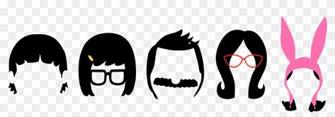 Bob And Linda Tattoo, Bobs Burgers Drawing Easy, Tina Bobs Burgers Costume, Bobs Burgers Tattoo Ideas, Bobs Burgers Doodles, Bobs Burgers Clipart, Bobs Burgers Embroidery, Bobs Burgers Svg, Bobs Burgers Silhouette