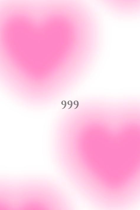 Iphone Wallpaper Heart, Pink And White Aesthetic, Angel Numbers Wallpaper, Numbers Wallpaper, Angel Number Wallpaper, 999 Angel Number, Number Wallpaper, Wallpaper Heart, Heart Theme